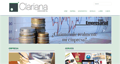 Desktop Screenshot of clariana.cat