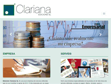 Tablet Screenshot of clariana.cat