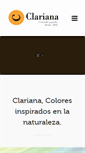 Mobile Screenshot of clariana.com